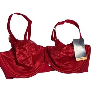 Wacoal Red Back Smoothing Underwire Bra 855303 Women 34DD New With Tags
